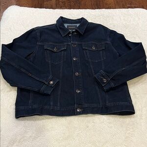 Banana Republic Mens Jean Denim Dark Jean Jacket XL